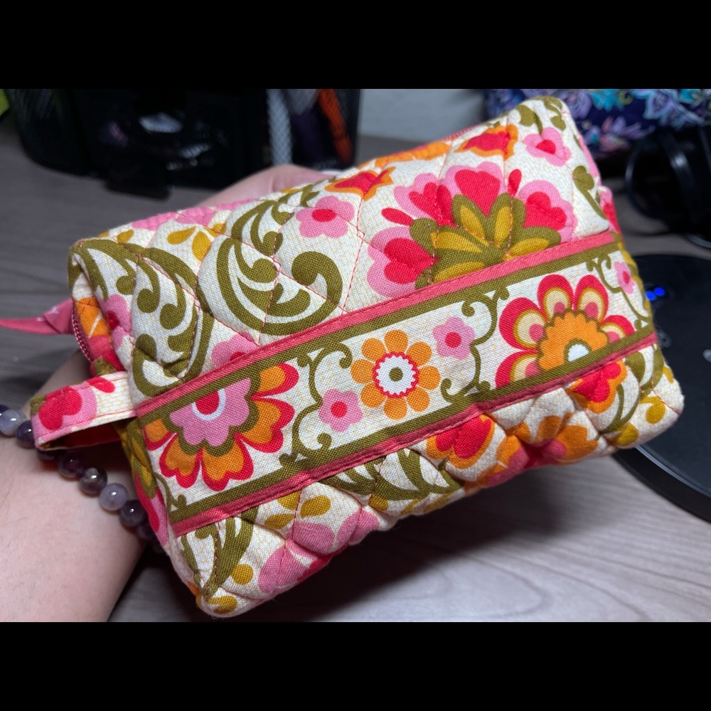 Vera Bradley Small Cosmetic pouch NWOT Folkloric